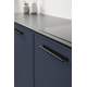 Greep manor back ba192 l254 zamak mat zwart